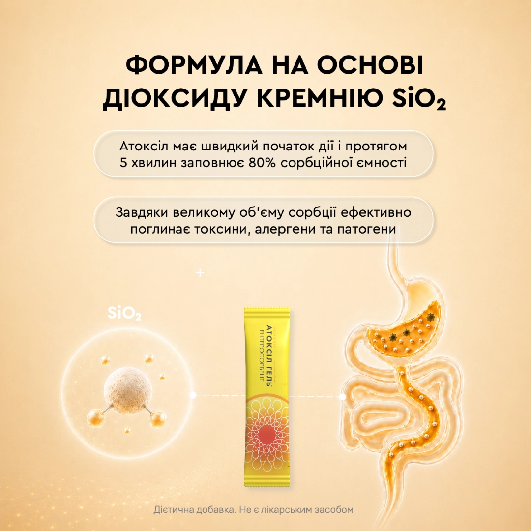 Дія діоксиду кремнію